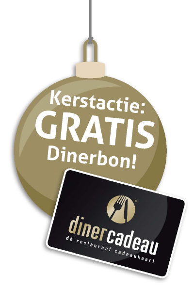 Kerstactie: GRATIS Dinerbon!